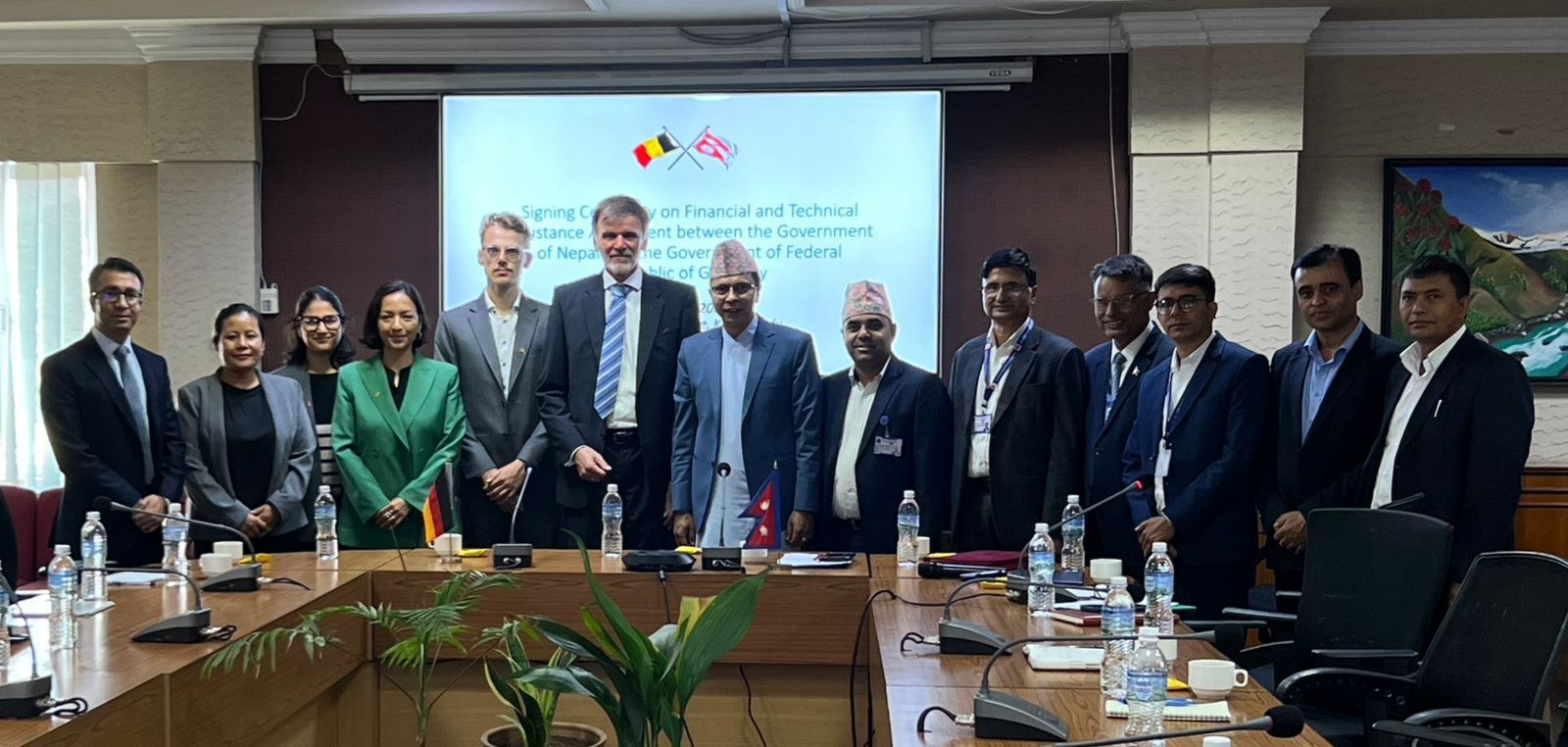 नेपाल र जर्मनीबीच वित्तीय र प्राविधिक सहयोगसम्बन्धी सम्झौतामा हस्ताक्षर